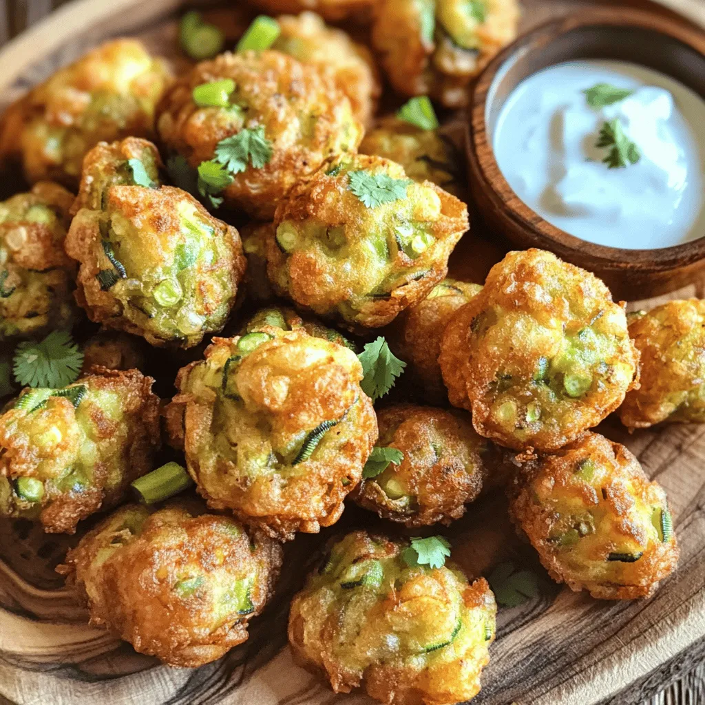 - 1 pound fresh okra, thoroughly washed and chopped into small bite-sized pieces - 1/4 cup fresh cilantro, finely chopped - 1/4 cup green onions, finely sliced The fresh okra gives these fritters their unique texture and flavor. Look for firm, green okra pods. They should not be too large, as larger okra can be tough. Fresh cilantro and green onions add brightness and enhance the flavor. - 1 cup chickpea flour (also known as besan) - 1/2 cup cornmeal for added texture - 1 teaspoon cumin powder - 1 teaspoon coriander powder - 1/2 teaspoon turmeric powder for color - 1 teaspoon red chili powder (adjust per your spice preference) - 1 teaspoon baking powder for fluffiness - Salt, to taste Chickpea flour is the base for the batter. It gives a nice crunch and a nutty taste. Cornmeal adds extra texture that makes each bite satisfying. The spices bring warmth and depth, while baking powder ensures the fritters puff up nicely. You can consider adding a pinch of garlic powder or onion powder for a savory kick. A splash of lemon juice can brighten the dish. If you enjoy heat, diced jalapeños can add a spicy twist. Experiment with these options to find your favorite flavor combination. For the complete recipe, check out the [Full Recipe]. Start with fresh okra. Wash it well under cool water. Make sure to remove all dirt. Pat the okra dry using a paper towel. This step is key for crispiness. Once dry, chop the okra into small pieces. Aim for uniform sizes to ensure even cooking. In a large bowl, mix the dry ingredients. Combine chickpea flour, cornmeal, cumin, coriander, turmeric, red chili powder, baking powder, and salt. Use a whisk to blend them thoroughly. This ensures all the spices mix evenly. Next, add the chopped okra, cilantro, and green onions. Gently toss to coat the okra with the flour mix. Be careful not to break the okra pieces. Slowly add water to the bowl. Stir until you reach a thick batter. The batter should cling to the okra pieces. Heat vegetable oil in a deep frying pan. Use enough oil to cover the fritters by about 1-2 inches. Get the oil hot over medium heat. To test, drop a small amount of batter in the oil; it should sizzle. Use a tablespoon to drop spoonfuls of the batter-coated okra into the hot oil. Don’t overcrowd the pan. This helps keep the oil hot and ensures crispiness. Fry the fritters for 3-4 minutes. They should turn golden brown and crisp. When done, remove them with a slotted spoon. Place them on paper towels to drain excess oil. Enjoy them hot for the best flavor and crunch! For the full recipe, check out the section above. To make crispy okra fritters, start with fresh okra. Moist okra makes the fritters soggy. Make sure to wash and dry the okra well. Chop the okra into small, even pieces. This helps them cook evenly. When mixing the batter, aim for a thick consistency. It should cling to the okra without running off. If the batter is too thin, your fritters will not be crispy. To boost flavor, use fresh herbs like cilantro and green onions. The spices are key too. Cumin, coriander, and red chili powder add depth. You can adjust the spice level to your taste. For a vibrant look, add turmeric too. This gives the fritters a lovely golden color. And don't forget the baking powder! It makes the fritters light and airy. One common mistake is overcrowding the pan. This lowers the oil temperature and leads to soggy fritters. Fry in small batches for the best results. Another mistake is not letting the oil heat enough before frying. A good test is to drop a small spoonful of batter in the oil. If it sizzles, the oil is ready. Lastly, skip the excess water when mixing the batter. Too much water makes for a runny mix, which is not ideal. For my detailed cooking process, check the Full Recipe. {{image_4}} To make crispy okra fritters gluten-free, use rice flour instead of chickpea flour. Rice flour gives a light crunch. You can also try almond flour for a nutty flavor. Adjust the amount of water to keep the batter thick. For a spicy kick, add diced jalapeños or chopped green chilies to the batter. You can also increase the red chili powder for extra heat. Another option is to mix in a tablespoon of hot sauce to give a zesty flavor. Feel free to mix in other veggies like corn, spinach, or bell peppers. Chopped carrots can add a sweet crunch. You could also add cheese for a creamy texture. Experiment with herbs like dill or parsley for fresh flavor. For the full recipe, check out the instructions above. Store leftover crispy okra fritters in an airtight container. This keeps them fresh and crispy. If you have more than you can eat, allow them to cool completely first. Then, place them in the container. To keep them from getting soggy, avoid stacking them directly on top of each other. To reheat, use an oven or an air fryer. Preheat your oven to 375°F (190°C). Place the fritters on a baking sheet. Heat for about 10-15 minutes until they are hot and crispy again. If using an air fryer, set it to 350°F (175°C) and heat for 5-7 minutes. Avoid microwaving as it makes them soft. You can freeze the fritters for later. Allow them to cool completely, then place them in a single layer on a baking sheet. Freeze until solid, then transfer to a freezer bag. This way, they won’t stick together. When you’re ready to eat them, follow the reheating steps above. Enjoy the crispy goodness later! For the full recipe, check out the detailed instructions provided earlier. To make crispy okra fritters from scratch, start with fresh okra. Wash and chop it into small pieces. Mix chickpea flour, cornmeal, and spices in a bowl. Toss in the chopped okra and herbs. Gradually add water to create a thick batter. Heat vegetable oil in a pan. Drop spoonfuls of the batter into the hot oil. Fry until golden brown and crisp. Drain on paper towels. Enjoy hot! For more detailed steps, check the Full Recipe. Crispy okra fritters pair well with many sides. I love serving them with tangy yogurt sauce or spicy chutney. You can also try them with a fresh salad or pickles. These sides add flavor and balance the dish. Serve them as a snack or an appetizer. They also complement grilled meats nicely. Yes, you can bake the fritters instead of frying them. Preheat your oven to 400°F (200°C). Use a baking sheet lined with parchment paper. Lightly coat the fritters with oil for crispiness. Bake them for about 20-25 minutes, flipping halfway through. This method is healthier and still delicious, though they may not be as crispy as fried ones. Crispy okra fritters are a tasty snack made with fresh ingredients and dry spices. I shared steps to prepare and fry them for that perfect crunch. Plus, I included tips to avoid common mistakes and ideas for fun variations. Remember to store leftovers correctly and reheat for best results. Making these fritters is simple and rewarding. Enjoy your cooking journey and taste the crunch!