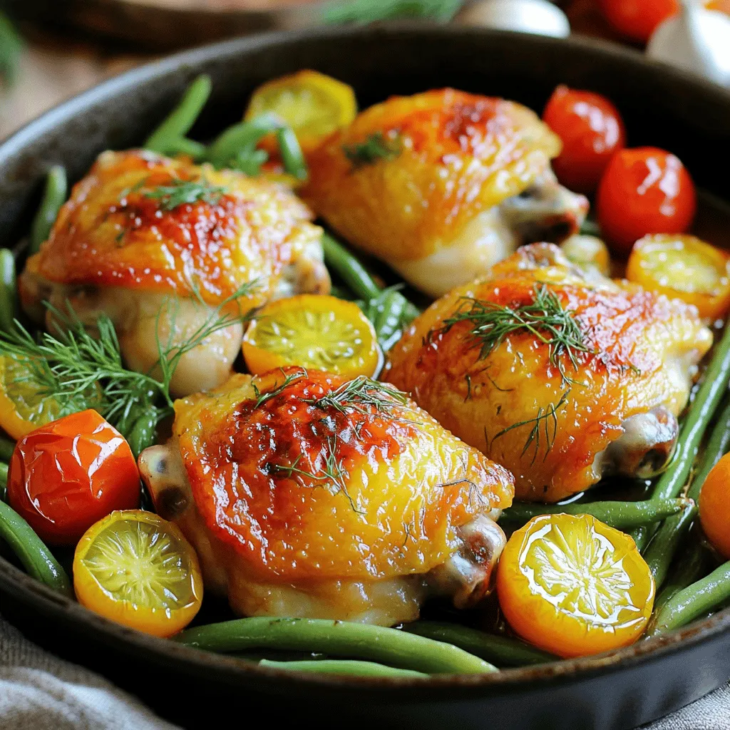 One Pan Pickle Jar Chicken Thighs Simple Recipe