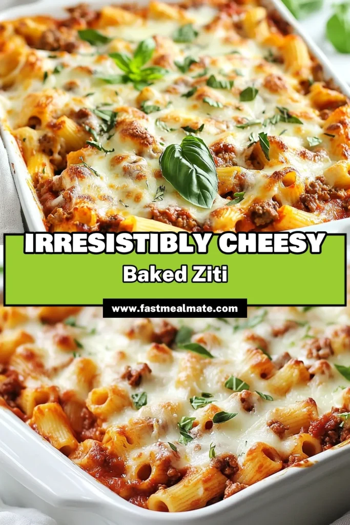 Savor the ultimate comfort food with this Million Dollar Baked Ziti! This easy pasta bake combines ziti, savory meat, and a creamy cheesy blend for a delicious Italian baked ziti your family will adore. This cheesy baked ziti is perfect for gatherings or cozy nights in. Discover the recipe and elevate your dinner game! Try it tonight! #MillionDollarBakedZiti #PastaBake #CheesyZiti #ItalianRecipes