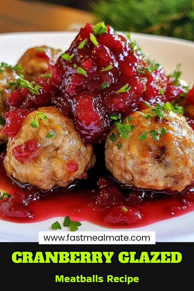 Discover this quick cranberry meatball recipe that transforms ground turkey meatballs into festive appetizers! Perfect for holiday gatherings or casual get-togethers, these easy meatball appetizers are a hit. Drenched in homemade cranberry sauce, they offer a delightful flavor twist that everyone will love. Impress your guests with these delicious festive meatballs! Try it today and don't forget to save this recipe! #CranberryMeatballs #EasyAppetizers #FestiveRecipes #TurkeyMeatballs
