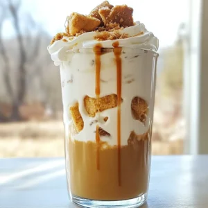 To make a tasty iced gingerbread oat chai latte, you need these key items: - 1 cup oat milk - 1 cup brewed chai tea, cooled to room temperature - 1 tablespoon molasses - 1 tablespoon pure maple syrup - 1 teaspoon ground ginger - 1 teaspoon ground cinnamon - &frac12; teaspoon ground nutmeg - &frac12; teaspoon vanilla extract - 1 cup ice cubes These ingredients blend well to create a cozy drink. The oat milk gives a creamy texture. The chai tea adds spice and warmth. Molasses and maple syrup bring sweetness. Ginger, cinnamon, and nutmeg give it that festive gingerbread taste. You can enhance your drink with these fun toppings: - Whipped cream (optional, for topping) - Crushed gingerbread cookies (for garnish) Whipped cream adds a rich layer. Crushed gingerbread cookies give a nice crunch. These toppings make your drink look festive and inviting. If you lack an ingredient, don&rsquo;t worry! Here are some simple swaps: - Use almond milk or soy milk instead of oat milk for a different taste. - Honey can replace maple syrup for sweetness. - If you don&rsquo;t have molasses, try brown sugar for a similar flavor. - Feel free to mix in spices like allspice or cloves to change the flavor profile. These options allow you to enjoy the drink even if you&rsquo;re missing something. They keep the spirit of the iced gingerbread oat chai latte alive. {{ingredient_image_2}} To start, brew a strong cup of chai tea. You can use a teabag or loose leaf. Heat water until it&rsquo;s hot, then steep the tea for about five minutes. This longer steeping gives you a rich flavor. Once the tea is brewed, let it cool to room temperature. This step is key for your iced latte. In a medium mixing bowl, combine the cooled chai tea with oat milk. Add one tablespoon of molasses and one tablespoon of pure maple syrup for sweetness. Next, mix in one teaspoon of ground ginger, one teaspoon of ground cinnamon, and half a teaspoon of ground nutmeg. Don&rsquo;t forget half a teaspoon of vanilla extract! Whisk everything together until it&rsquo;s smooth and well-blended. This mixture is what makes your drink special. Grab a tall glass and fill it with ice cubes. Make sure you fill the glass up to your desired level. Slowly pour the gingerbread chai mixture over the ice. Fill the glass to your preferred height. If you love whipped cream, add a generous swirl on top. For a fun crunch, sprinkle crushed gingerbread cookies over the whipped cream. You can even drizzle a bit of molasses on top for extra sweetness. Finally, stir gently to mix everything before enjoying your iced gingerbread oat chai latte! To get the best taste in your Iced Gingerbread Oat Chai Latte, focus on spices. Use fresh ground ginger and cinnamon for a vibrant kick. Adjust molasses and maple syrup to fit your sweet tooth. If it&rsquo;s too sweet, add more oat milk or chai tea. Balance is key for a delightful sip. Making this drink for a group? Brew extra chai tea and mix it in a big bowl. Keep the oat milk and sweeteners separate until you serve. This way, each serving stays fresh. You can also prepare the mix ahead of time. Just chill it in the fridge for up to two days. For a stunning look, use tall, clear glasses. Fill them with ice, then pour in your latte mix. Top with whipped cream for a creamy finish. Add crushed gingerbread cookies for a fun crunch. A drizzle of molasses enhances the visual appeal and flavor. Serve with a straw for easy sipping! Pro Tips Use Fresh Spices: For the best flavor, opt for freshly ground spices instead of pre-ground. This enhances the aroma and taste of your iced latte. Chill Your Glass: For an extra refreshing experience, chill your glass in the freezer for 10-15 minutes before serving your iced latte. Experiment with Sweeteners: Feel free to adjust the sweetness by adding more or less molasses and maple syrup according to your taste preferences. Garnish Creatively: Besides crushed gingerbread cookies, consider using crushed nuts or a sprinkle of cinnamon for added texture and flavor. {{image_4}} You can easily switch the oat milk for other dairy-free options. Almond milk works well and adds a nice nutty taste. Coconut milk gives a creamy texture and a subtle tropical twist. Soy milk is also a good choice, giving you a rich flavor. Each type of milk brings its own charm to the iced gingerbread oat chai latte. Want to mix things up? You can add a pinch of cardamom for a warm spice kick. A dash of cocoa powder will give your drink a chocolatey twist. If you love pumpkin spice, toss in some pumpkin puree and a bit more cinnamon. These additions can change the drink&rsquo;s vibe and make it fun to explore new flavors. This latte is perfect for any season. In the fall, add some pumpkin spice to celebrate the season. For winter, try a peppermint extract to give it a festive touch. In spring, a hint of lemon zest can brighten it up. During summer, use cold brew chai tea instead of hot to keep it refreshing. Each season brings a new way to enjoy this delightful drink. If you have leftover ingredients, store them in the fridge. Keep oat milk, molasses, and maple syrup in their original containers. Use airtight jars or bottles for spices. This keeps them fresh and ready for your next drink. You can reuse the latte mixture. To reheat, pour it into a small pot. Warm it over low heat, stirring often. If you enjoy it cold, simply shake or stir the mixture well before serving over ice again. For storing your latte mixture, use glass jars. They help keep flavors strong. Mason jars work great. If you prefer plastic, choose BPA-free containers. Always label your jars with the date, so you know when to use them. Yes, you can swap oat milk for any milk you like. Almond milk, soy milk, or coconut milk all work well. Each type will add its own flavor. If you want a creamier drink, try whole milk or half-and-half. Just keep in mind that this might change the taste a bit. Making this drink ahead is easy. Brew your chai tea and let it cool. Then, mix all the ingredients except for the ice. Store the mixture in the fridge. When you are ready to serve, pour it over ice. This way, you can enjoy your drink anytime! Yes, you can make a caffeine-free version. Use caffeine-free chai tea or herbal tea instead. The spices will still give it that warm flavor. You won't miss the caffeine, and you can enjoy this drink any time of day! We explored how to craft a delicious Iced Gingerbread Oat Chai Latte. You learned about key ingredients, optional toppings, and smart substitutions. I shared step-by-step instructions for brewing, mixing, and assembling your drink. Tips on flavor balance and larger batches help you serve it just right. Plus, I covered fun variations and how to store leftovers. With these insights, you can now enjoy this tasty treat any time. Enjoy your flavorful journey with this latte!