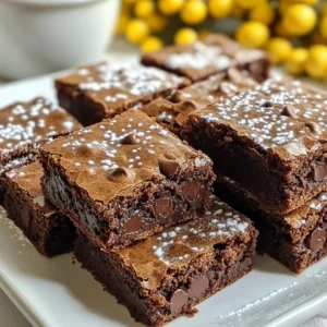 To make the perfect Gingerbread Brownie Bars, gather these simple ingredients: - 1 cup unsalted butter, melted - 1 cup packed brown sugar - 1/2 cup granulated sugar - 1/2 cup unsweetened cocoa powder - 1 tablespoon ground ginger - 1 tablespoon ground cinnamon - 1/2 teaspoon ground nutmeg - 1/4 teaspoon ground cloves - 1 teaspoon baking soda - 3 large eggs - 1 teaspoon vanilla extract - 1 1/2 cups all-purpose flour - 1/2 cup molasses - 1 cup semi-sweet or dark chocolate chips - A pinch of salt Each ingredient plays a special role. The unsalted butter adds richness, while brown sugar gives a deep flavor. Cocoa powder brings that chocolate taste we love, and spices like ginger and cinnamon give a warm kick. Eggs help bind everything, and molasses adds moisture and that classic gingerbread taste. Feel free to choose chocolate chips based on your taste. Semi-sweet chips add sweetness, while dark chips bring a more intense flavor. This mix creates a festive treat that's sure to impress! {{ingredient_image_2}} Start by preheating your oven to 350&deg;F (175&deg;C). Next, grab a 9x13 inch baking pan. Grease it well, then line it with parchment paper. Make sure some paper hangs over the edges. This will help you lift the bars out easily later. In a large bowl, melt one cup of unsalted butter. Once melted, whisk in one cup of brown sugar and half a cup of granulated sugar. Mix until the blend is smooth. This step takes about one minute of good whisking. After that, add three large eggs one at a time, mixing well after each addition. Don&rsquo;t forget to add one teaspoon of vanilla extract and half a cup of molasses. Stir until everything is smooth. Now, it&rsquo;s time to sift in the dry ingredients. Add half a cup of unsweetened cocoa powder, one tablespoon of ground ginger, one tablespoon of ground cinnamon, half a teaspoon of nutmeg, and a quarter teaspoon of ground cloves. Mix well to combine. Next, sprinkle in one teaspoon of baking soda and mix again. Finally, add one and a half cups of all-purpose flour. Stir gently until no flour is visible. Be careful not to overmix. Gently fold in one cup of semi-sweet or dark chocolate chips. Make sure they spread evenly in the batter. This way, you get chocolate in every bite. Pour the batter into your prepared pan. Use a spatula to spread it evenly. Bake in the oven for 25 to 30 minutes. To check if they are done, insert a toothpick in the center. It should come out with a few moist crumbs. Once baked, remove the pan and let the brownies cool for about ten minutes. Use the parchment to lift them out and place them on a wire rack. Let them cool completely before slicing. For soft and chewy gingerbread brownie bars, you want the right balance. Use room temperature eggs. This helps mix better. Melt your butter, but do not let it cool too much. It should be warm, not hot. Mix the sugars until they are smooth and creamy. This makes the bars light and fluffy. Overmixing can make your bars tough. After adding the flour, mix gently. Use a spatula to fold in the flour. Stop mixing as soon as you see no flour. This keeps your bars tender and soft. To check if your bars are done, stick a toothpick in the center. If it comes out with a few moist crumbs, they are ready. Do not wait for a clean toothpick. This will keep your bars gooey, just how they should be! Let them cool in the pan for about 10 minutes before slicing. Pro Tips Use Fresh Spices: For the best flavor, use fresh ground spices rather than pre-ground ones. This will enhance the aromatic qualities of your brownies. Check Your Oven Temperature: Ovens can vary in temperature. Use an oven thermometer to ensure your brownies bake at the correct temperature for the perfect texture. Don&rsquo;t Overmix: When adding the flour, mix just until combined. Overmixing can lead to tough brownies, so be gentle! Experiment with Toppings: Add nuts, caramel drizzle, or sea salt on top before baking for an extra layer of flavor and texture. {{image_4}} You can make these bars even better by adding nuts or dried fruits. Try chopped walnuts or pecans for a nice crunch. Dried cherries or cranberries add a sweet and tart flavor. Just mix in about 1/2 cup of your choice. Make sure to fold them in gently so they spread evenly. If you want to change the flavor, play with the spices. You can add cardamom for a warm twist. Try a hint of allspice for extra depth. You can also switch the ginger for fresh ginger. Fresh ginger gives a bright and zesty taste. Just remember to adjust the amount to keep the balance right. To make these bars gluten-free, swap the all-purpose flour with a gluten-free blend. Many blends work well, so choose one you like. Make sure it has a good mix of starches and flours. This keeps the texture soft and chewy. Always check the package for correct measurements when baking. To keep your gingerbread brownie bars fresh, store them in an airtight container. Be sure they are completely cool before sealing. This helps prevent moisture buildup, which can make them soggy. You can keep them at room temperature for up to three days. For longer storage, the fridge is a good option. Just remember, they may lose some of their soft texture when chilled. If you want to save some for later, freezing works great. Cut the cooled bars into squares. Wrap each piece in plastic wrap, then place them in a freezer bag. Make sure to remove as much air as possible. You can freeze them for up to three months. When you're ready to enjoy, just thaw them in the fridge overnight. To reheat your gingerbread brownie bars, simply place them in the microwave. Heat them for about 10 to 15 seconds. This will warm them up without drying them out. If you prefer, you can also use the oven. Preheat it to 350&deg;F (175&deg;C) and warm the bars for about 5 to 10 minutes. Enjoy them warm with a scoop of ice cream or a dollop of whipped cream! You can use honey or maple syrup. Both options add sweetness and flavor. Adjust the amount slightly since these sweeteners are sweeter than molasses. Use about 1/3 cup of honey or syrup for 1/2 cup of molasses. Yes, you can use any chocolate you like. Dark chocolate, milk chocolate, or even white chocolate work well. Adjust the sweetness if you choose a sweeter chocolate. Each type will bring a unique flavor to your bars. These brownie bars stay fresh for about five days at room temperature. To keep them longer, store them in an airtight container. If you refrigerate them, they can last up to a week. Absolutely! You can bake the bars a day or two before serving. Just store them in a cool place, covered. This can help the flavors meld and improve the taste. To get clean cuts, let the bars cool completely. Use a sharp knife to cut them into squares or rectangles. For neat slices, wipe the knife with a damp cloth between cuts. This keeps the edges clean and pretty. In this blog post, we explored the delicious gingerbread brownie bars. We covered key ingredients, steps for mixing, and baking these treats. I shared tips for perfecting texture and avoiding overmixing. You can also try fun variations, like adding nuts or making them gluten-free. Remember to store your bars properly to enjoy them longer. With these insights, you can bake, share, and savor every bite. Happy baking!