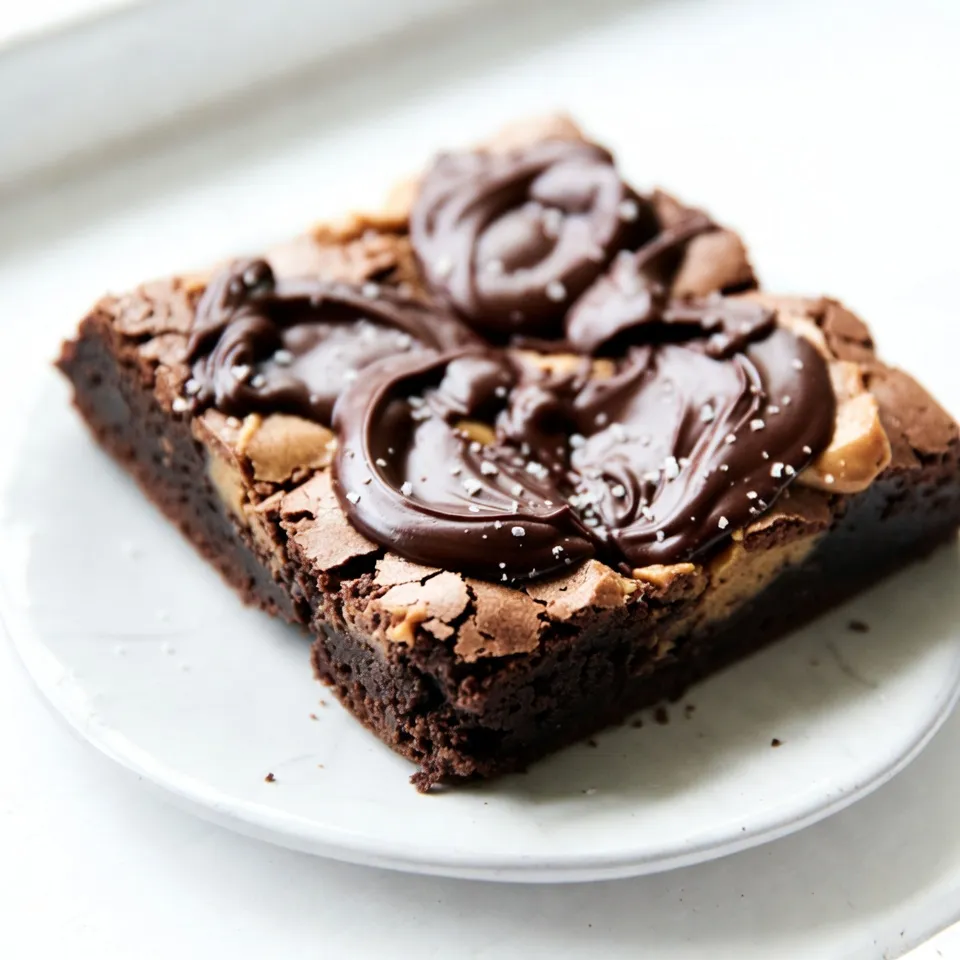 - 1 cup unsalted butter, melted - 1 cup granulated sugar - 1 cup packed brown sugar - 4 large eggs - 1 tablespoon pure vanilla extract - 1 cup all-purpose flour - 1 cup unsweetened cocoa powder - 1/2 teaspoon baking powder - 1/2 teaspoon salt - 1 cup creamy peanut butter - 1 cup powdered sugar - 1 cup semi-sweet chocolate chips - 2 tablespoons vegetable oil To make Buckeye Brownies, you need simple, fresh ingredients. The butter gives the brownies their rich taste. The sugars sweeten and add depth. Eggs provide structure, while vanilla enhances flavor. Flour and cocoa create a soft, chocolatey base. Baking powder helps the brownies rise. Salt balances the sweetness. The peanut butter layer adds creaminess and a nutty flavor. Lastly, chocolate chips melt into a smooth topping, making each bite a treat. - 9x13 inch baking pan - Mixing bowls - Whisk and spatula - Microwave-safe bowl You will need a few tools to make these brownies. A 9x13 inch baking pan is perfect for baking. Mixing bowls help you combine ingredients easily. A whisk and spatula make mixing fun and easy. A microwave-safe bowl is a must for melting chocolate. Gather these items before you start. This way, you can cook without any delays. Enjoy the process and the delicious results! {{ingredient_image_2}} - Preheat oven to 350°F (175°C). - Prepare the baking pan with grease or parchment paper. First, we need to set the oven to 350°F. This is the right heat for baking the brownies. While the oven warms up, let's get our baking pan ready. Grease the pan well or use parchment paper. This will help us take the brownies out easily later. - Combine melted butter, sugars, eggs, and vanilla. - Mix in dry ingredients until combined. In a large bowl, pour in the melted butter. Next, add the granulated sugar and brown sugar. Whisk these together until smooth. Now, crack in four large eggs, mixing well after each one. Add one tablespoon of pure vanilla extract and stir until combined. In another bowl, mix the flour, cocoa powder, baking powder, and salt. Slowly add this dry mix to the wet mix. Stir gently until just mixed. Be careful not to overmix, or the brownies will be tough. - Pour batter into the pan and bake for 25-30 minutes. - Test for doneness and allow to cool completely. Now let's pour the brownie batter into the prepared pan. Spread it out evenly with a spatula. Bake in the oven for 25 to 30 minutes. To check if they are done, insert a toothpick into the center. It should come out with a few moist crumbs. Once baked, let the brownies cool completely in the pan. - Blend peanut butter and powdered sugar. - Microwave chocolate chips and vegetable oil until melted. While the brownies cool, we can make the peanut butter layer. In a medium bowl, blend one cup of creamy peanut butter with one cup of powdered sugar. Mix until smooth and creamy. Next, take a microwave-safe bowl and add one cup of chocolate chips with two tablespoons of vegetable oil. Microwave this mixture in 30-second bursts, stirring in between. Keep going until it is fully melted and silky. - Spread peanut butter mixture over the cooled brownies. - Pour melted chocolate on top and spread evenly. Once the brownies are cool, spread the peanut butter mixture over them evenly. Now, pour the melted chocolate over the peanut butter layer. Use a spatula to spread it out evenly. This creates a delicious layer on top. Now, we can refrigerate the brownies for about 30 minutes. This will help the chocolate set nicely. - Avoid overmixing the brownie batter. This keeps them soft and fudgy. - Check doneness with a toothpick. It should come out with a few moist crumbs. When making Buckeye Brownies, the right texture is key. Mix the wet and dry ingredients until just combined. Overmixing can lead to dry brownies. - Garnish with flaky sea salt or crushed peanuts. This adds a nice crunch. - Serve on a decorative platter. It makes your dessert look even more inviting. Presentation matters. A sprinkle of sea salt enhances the flavor. A pretty platter makes your brownies stand out at any gathering. - Not letting brownies cool completely before adding layers. This can cause a messy mix. - Using cold ingredients for the peanut butter layer. Room temperature is best for smooth spreading. Cooling is crucial. If the brownies are warm, the peanut butter layer can slide off. Make sure your peanut butter is at room temp for easy mixing. Pro Tips Use Room Temperature Ingredients: Bringing ingredients like eggs and peanut butter to room temperature helps them combine more easily, resulting in a smoother batter. Don’t Overmix the Batter: Mixing just until combined will keep your brownies fudgy and prevent them from becoming tough. Chill for Firmness: Chilling the brownies in the refrigerator after adding the chocolate topping will help set it quickly and make cutting easier. Experiment with Mix-ins: For added flavor and texture, consider mixing in chopped nuts or chocolate chunks into the brownie batter before baking. {{image_4}} You can change up the flavor of your Buckeye Brownies easily. Adding espresso powder gives a nice mocha twist. Just one teaspoon will do the trick. If you prefer a crunch, try substituting crunchy peanut butter for the creamy kind. This adds a fun texture and extra peanut taste. Want to make your brownies fit special diets? You can make them gluten-free by using gluten-free flour. This swap keeps them tasty for everyone. For a vegan option, simply use dairy-free chocolate chips. They melt well and taste great, keeping your brownies rich and smooth. Mix-ins can add a special touch. You can add nuts or chocolate chunks directly into the brownie batter for extra flavor. If you want something fruity, try swirling in raspberry or caramel sauce into the batter before baking. This turns your brownies into a delightful treat with surprises in every bite! To keep your Buckeye brownies fresh, store them in an airtight container at room temperature. This helps keep the brownies soft and moist. If you want them to last longer, refrigerate them. The cool temperature helps maintain their taste and texture. Just make sure to seal them well to avoid drying out. You can freeze brownies for longer storage. First, cut them into squares and wrap each piece tightly in plastic wrap. Place the wrapped brownies in a freezer bag or container. This keeps them fresh for up to three months. When you’re ready to enjoy them, take them out and thaw them in the fridge overnight. You can serve them cold or warm them in the microwave for a few seconds. Enjoy that rich chocolate and creamy peanut butter flavor! Buckeye brownies blend two treats: brownies and Buckeye candies. Buckeye candies have a creamy peanut butter center, covered in chocolate. Buckeye brownies take this idea and mix it into a rich brownie base. The result is a dessert that is both chewy and creamy. You get the best of both worlds with chocolate and peanut butter. Yes, you can make Buckeye brownies a day in advance. Prepare the brownies and let them cool completely. Then, add the peanut butter and chocolate layers. Cover the pan with plastic wrap and store it in the fridge. This allows the flavors to blend. Plus, it makes dessert prep quick for your event. If your brownies are dry, try adding moisture back. One way is to brush them lightly with warm milk. Alternatively, you can serve them with ice cream or whipped cream. These toppings add creaminess and balance the dryness. Next time, check for doneness earlier. A toothpick should have some moist crumbs when ready. You can use cocoa powder, but the taste will change. For the topping, melted chocolate chips give a rich flavor. If you use cocoa powder, mix it with a bit of butter. This will help mimic the texture. However, I recommend sticking with chocolate chips for the best results. You’ve learned how to make delicious Buckeye Brownies from basic ingredients. The steps are simple, from mixing the batter to layering the toppings. Remember, let your brownies cool fully before adding the peanut butter and chocolate layers. This will help you avoid common mistakes. You can also experiment with fun flavors and ingredients. Proper storage keeps them fresh, and freezing makes them last longer. Enjoy creating these tasty treats!