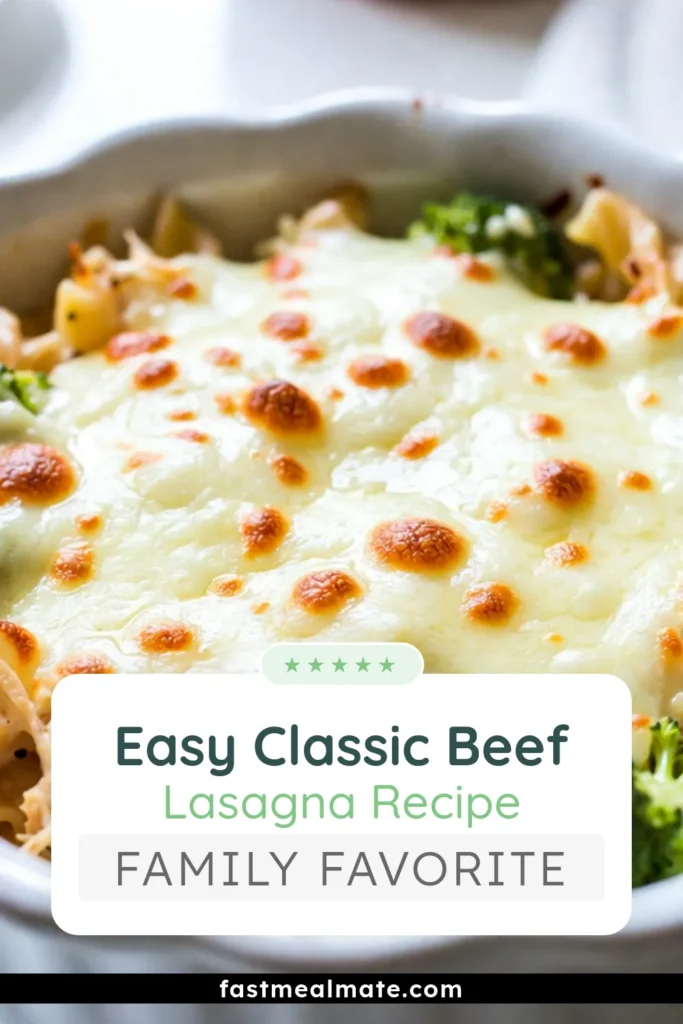 Looking for a quick and delicious meal? Try this Easy Chicken Broccoli Alfredo Bake! Packed with flavors, this Cheesy Chicken Broccoli Bake combines rotini pasta, tender chicken, fresh broccoli, and a rich Alfredo sauce, topped with melted cheese. Perfect for family dinners or meal prep, this Chicken Alfredo Pasta Bake is sure to impress. Don’t miss out on this tasty Easy Cheesy Pasta Casserole! Save this Broccoli Chicken Alfredo Recipe now! #CheesyRotiniBake #ChickenAlfredo #PastaCasserole #EasyRecipes