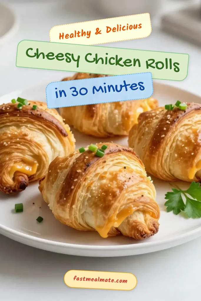 Discover the ultimate comfort food with this Easy Chicken Crescent Roll Recipe! Our Cheesy Chicken Crescents are a perfect easy cheesy chicken appetizer for gatherings or cozy nights in. Made with creamy cream cheese and shredded chicken, these Crescent Roll Chicken Bake treats are sure to impress. Try this delicious recipe today and enjoy warm, flaky rolls filled with cheesy goodness! Save for later and impress your friends! #ChickenCrescentRolls #CheesyChickenCrescents #EasyAppetizer #CreamCheeseChickenRolls