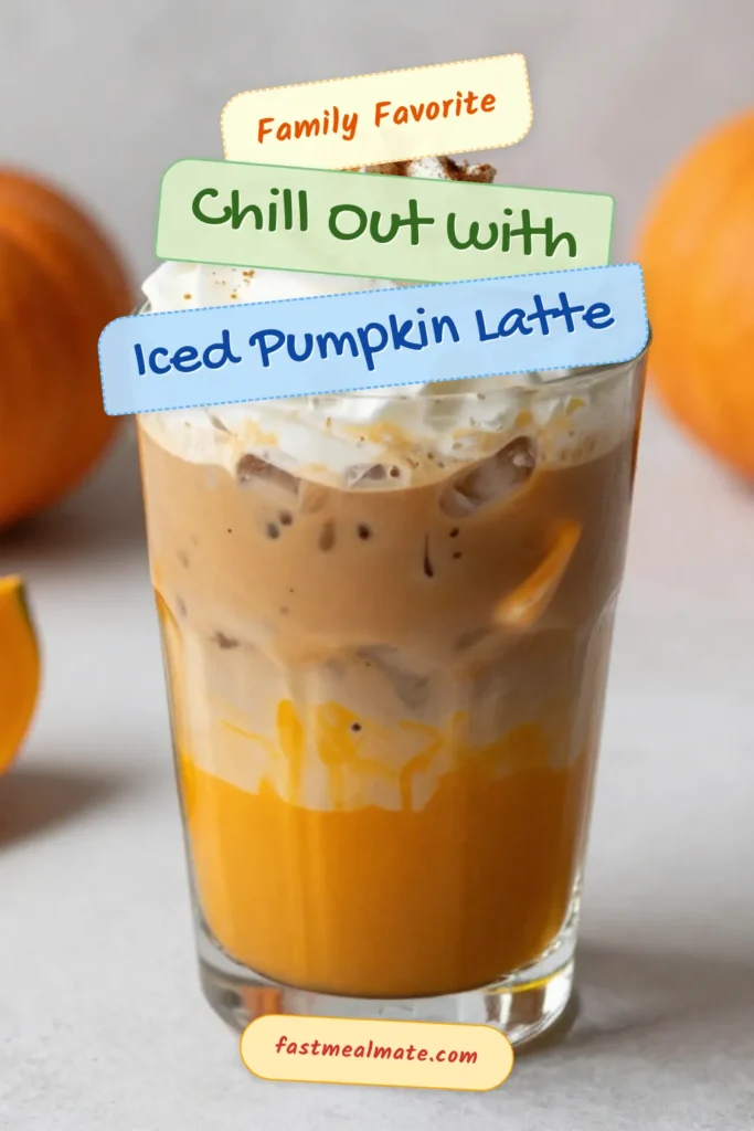 Experience the cozy flavors of fall with this Iced Pumpkin Spice Latte recipe! Enjoy a homemade pumpkin spice latte that's perfect for those chilly days. This refreshing iced coffee combines brewed espresso, pumpkin purée, and a touch of maple syrup for an irresistible pumpkin spice coffee treat. Easy to make in just 10 minutes, it's one of the best iced coffee recipes for pumpkin lovers. Try it now and elevate your coffee game! #PumpkinSpiceLatte #FallCoffeeDrinks #IcedCoffeeRecipes #HomemadeCoffee