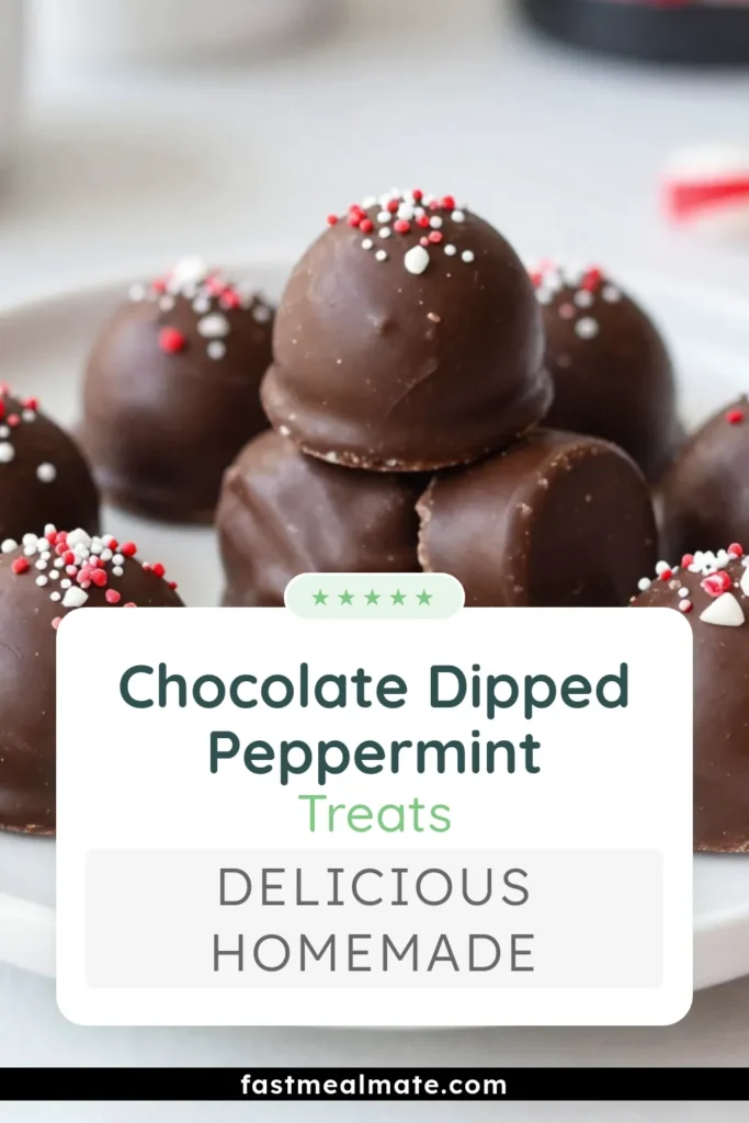 Looking for a delightful treat? Try this peppermint creams recipe! These chocolate covered peppermint candies are perfect for festive occasions and make fantastic homemade peppermint delights. Create these easy mint chocolate treats in just an hour and wow your friends and family. Don’t miss out on this simple yet scrumptious festive candy recipe! Click save for later! #PeppermintTreats #ChocolateCandies #HomemadeCandy #MintDelights