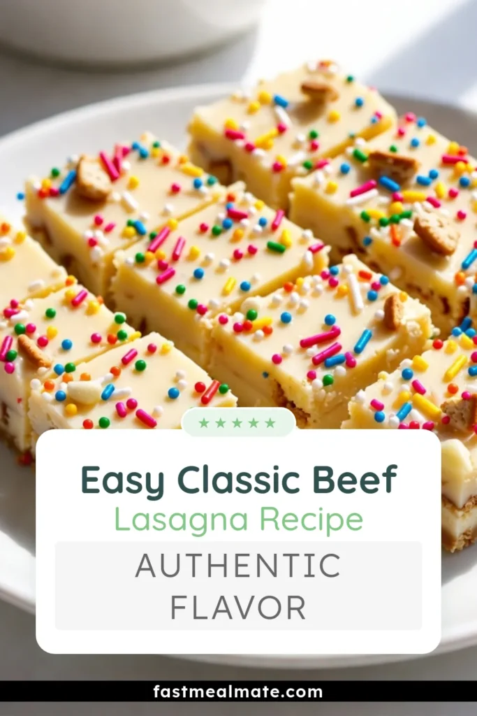 Indulge in the festive delight of Sugar Cookie Christmas Fudge, the perfect treat to brighten your holidays! This easy sugar cookie fudge combines creamy white chocolate fudge with the crunch of crushed sugar cookies and vibrant festive sprinkles. Ideal for holiday gatherings, this recipe is perfect for those seeking delicious holiday fudge recipes. Create this charming festive dessert recipe today and wow your guests! #SugarCookieChristmasFudge #HolidayFudgeRecipes #EasySugarCookieFudge #FestiveDessertRecipes