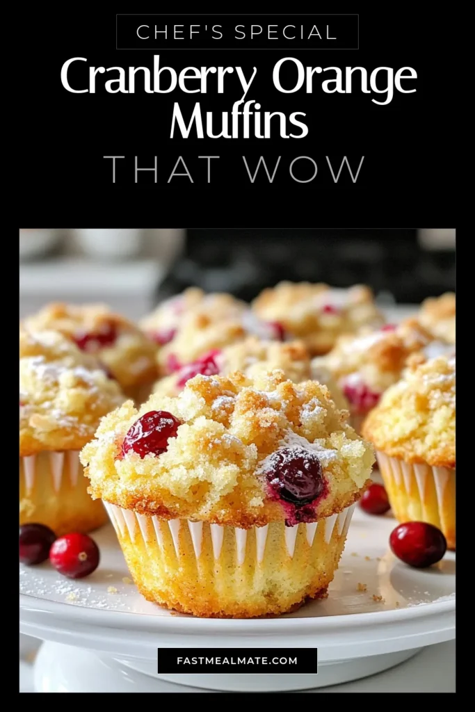 Indulge in these delicious and Easy Muffin Recipe featuring Cranberry Orange Muffins, perfect for your fall baking recipes! Start your mornings off right with these delightful breakfast muffins with cranberries, topped with a crunchy crumb topping. Follow this simple recipe for a batch of 12 scrumptious muffins that are ideal for sharing. Trust us, they won’t last long! Save this recipe for your next cozy baking session. #CranberryOrangeMuffins #EasyMuffinRecipe #FallBakingRecipes #BreakfastMuffins