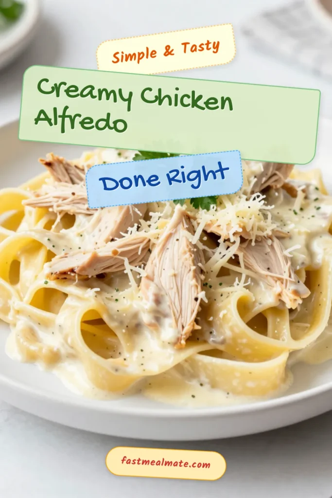 Indulge in this delicious creamy chicken Alfredo pasta with our slow cooker Olive Garden inspired recipe! Perfect for busy nights, this easy Alfredo pasta recipe combines tender chicken and fettuccine Alfredo with chicken, all simmered to perfection. Whether you're serving a family feast or a cozy dinner, this slow cooker Alfredo chicken will be a hit. Give it a try, and don’t forget to save this recipe! #ChickenAlfredo #SlowCookerRecipes #PastaRecipes #OliveGardenInspired