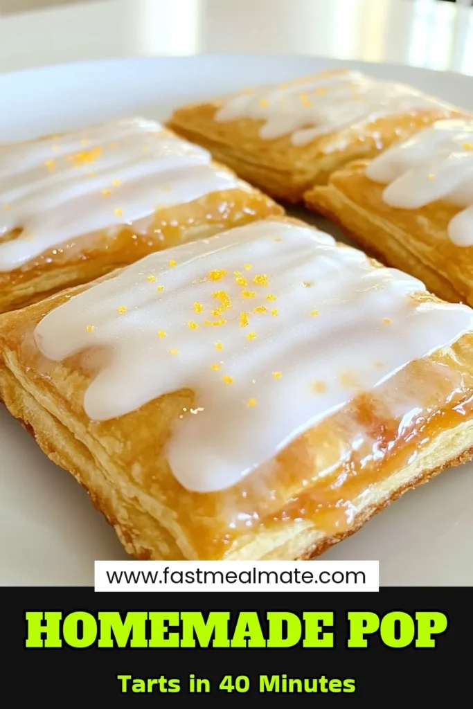Discover the joy of making homemade pop tarts with this easy pop tart recipe! These delicious fruit preserve pastries are made with just a few simple ingredients and are perfect for any snack or breakfast. Try your hand at DIY pop tarts today and enjoy baked pop tarts that are flaky, sweet, and customizable. Don't miss out on this fun recipe—save it for later! #HomemadePopTarts #EasyPopTartRecipe #DIYPopTarts #BakedPopTartsRecipe
