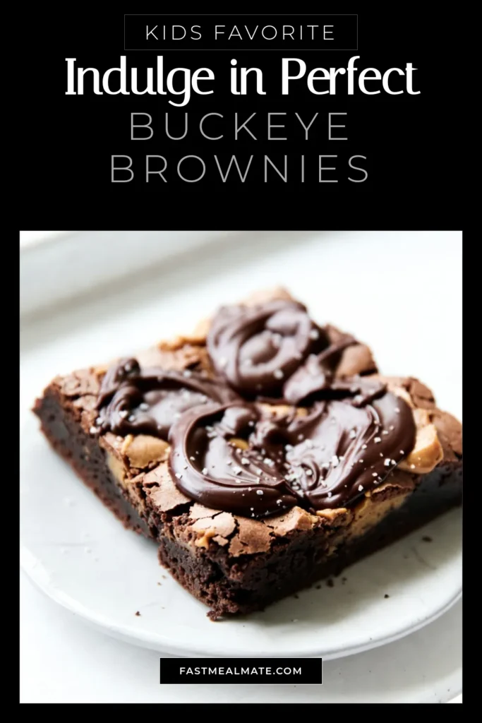Discover the ultimate Buckeye Brownies recipe that combines rich chocolate brownie desserts with a creamy peanut butter layer, all topped with a delicious chocolate glaze. These easy brownie recipes are perfect for every occasion, whether you're craving no-bake chocolate peanut butter treats or a decadent homemade dessert. Indulge in these delicious brownies with peanut butter and impress your friends! Save this recipe and treat yourself today! #BuckeyeBrownies #ChocolateBrownies #EasyBrownieRecipes #PeanutButterDesserts