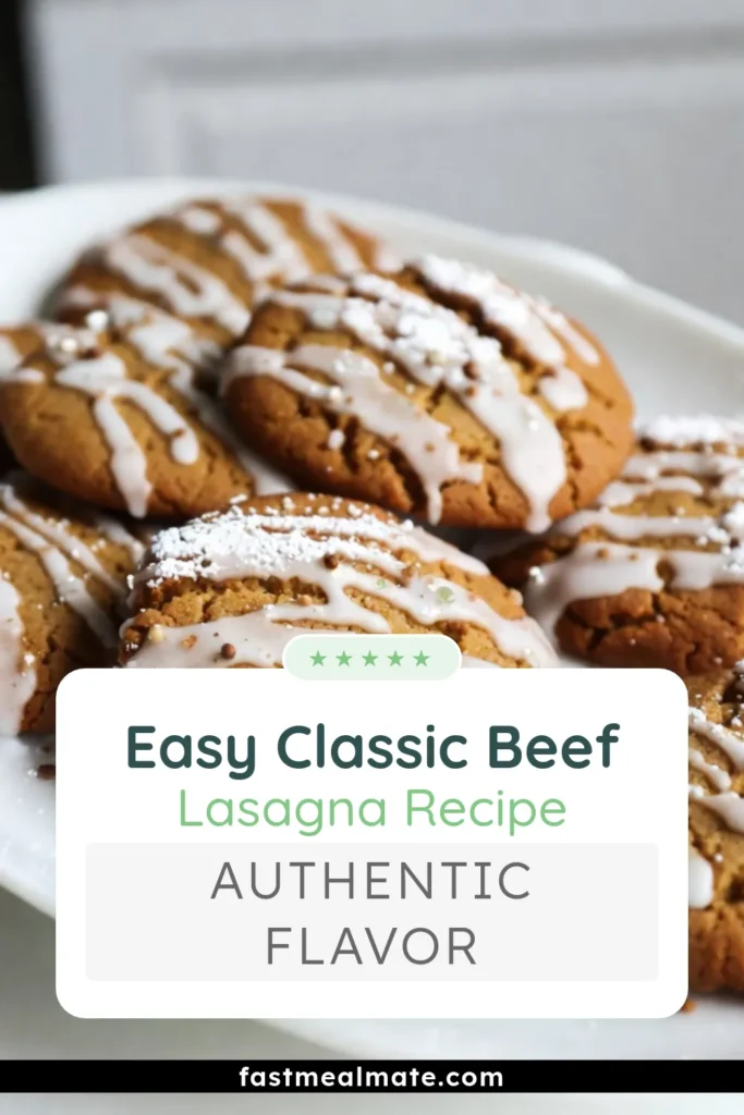 Indulge in delightful soft chewy gingerbread cookies that are perfect for the holidays! This easy molasses cookie recipe features warm ginger spice cookies topped with spiced cookie frosting, making them a festive treat. Perfect for sharing or enjoying by yourself, these holiday cookie recipes are sure to please! Click to discover how to make these delectable treats and save for your own baking inspiration! #GingerbreadCookies #HolidayBaking #CookieRecipe #MolassesCookies