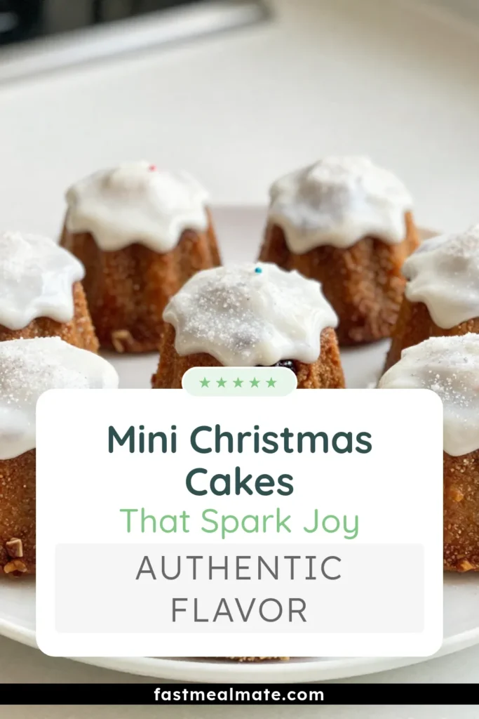 Indulge in the spirit of the season with Mary Berry's festive mini Christmas cakes! This delightful mini fruit cakes recipe combines mixed dried fruits, nuts, and warm spices for a perfect holiday dessert. Whether you're looking for holiday baking ideas or a tasty addition to your Christmas dessert recipes, these treats are sure to impress. Try it out and make your celebration even more special! Save this recipe for later! #MaryBerryChristmasCakes #MiniFruitCakes #HolidayBakingIdeas #ChristmasDessertRecipes