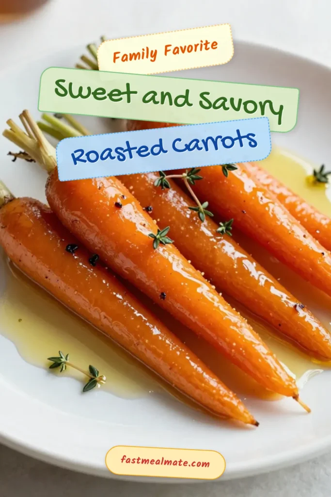 Discover the perfect honey glazed carrots recipe with this easy honey carrot side dish! These roasted carrots with thyme are not only simple to make but also bursting with flavor. Enjoy healthy roasted vegetables that will brighten up any meal. Just roast baby carrots drizzled with honey and fresh thyme for a delightful treat. Try this recipe for thyme roasted baby carrots today! Don’t forget to save this for your next gathering! #HoneyGlazedCarrots #RoastedCarrots #HealthyEating #CarrotRecipes