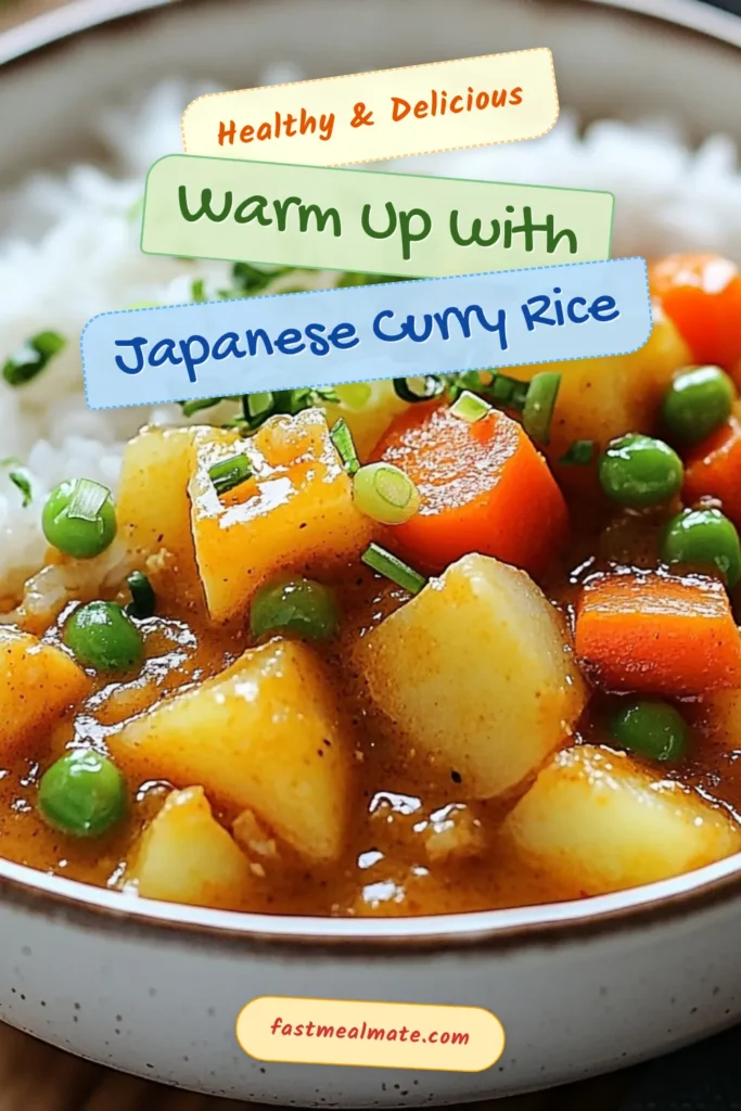 Warm up with this cozy Japanese curry rice bowl recipe! Perfect for a quick dinner, this homemade Japanese curry features tender vegetables and a flavorful broth, making it irresistible. Whether you're craving a comforting meal or looking for a vegan Japanese curry recipe, this quick curry rice recipe has you covered. Try it today and savor the deliciousness! Save this recipe for later! #JapaneseCurryRice #CozyCurryBowl #VeganCurry #QuickRecipe