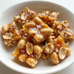 To make old-fashioned peanut brittle, you need just a few simple items: - 2 cups granulated sugar - 1 cup light corn syrup - 1/4 cup water - 1/2 teaspoon salt - 1/4 teaspoon baking soda - 1 teaspoon vanilla extract - 2 cups raw unsalted peanuts - 2 tablespoons unsalted butter These ingredients come together to create a crunchy, sweet treat. Each plays a role in giving the brittle its classic taste. You can change up the flavor of your peanut brittle by adding: - A pinch of cinnamon for warmth - A splash of almond extract for a nutty twist - Sea salt on top for a sweet-salty combo These options let you customize the brittle to suit your taste. To make peanut brittle, you'll need some basic tools: - A heavy-bottomed saucepan - A candy thermometer - A spatula for spreading - A baking sheet lined with parchment paper or a silicone mat Having the right equipment makes the process smoother and helps ensure perfect results. {{ingredient_image_2}} Start by getting a large baking sheet. Line it with parchment paper or a silicone mat. This keeps the peanut brittle from sticking. Make sure to cover the whole sheet. This step is very important for easy removal later. In a heavy saucepan, mix together the sugar, corn syrup, water, and salt. Stir gently until all the sugar is moistened. This helps it dissolve evenly. Place the saucepan over medium heat. Stir from time to time until the sugar melts. When it has melted, stop stirring. Now, let it boil. Attach a candy thermometer to the side of the saucepan. Let the mixture boil without stirring. Keep a close watch until it reaches 300&deg;F, the hard crack stage. This can take 10 to 15 minutes. When it hits the right temperature, quickly add the raw peanuts. Stir often as it cooks for another 2 to 3 minutes. The mixture will turn a lovely golden amber color. Take the saucepan off the heat. Carefully whisk in the baking soda and vanilla extract. Expect some bubbling here; this is normal. Stir quickly to mix everything well. The baking soda adds a nice crunch to the brittle. Pour the hot peanut mixture onto your lined baking sheet. Use a spatula to spread it evenly. Be careful not to touch the hot mixture. Let it cool at room temperature for about 30 minutes. It will harden and become crisp. Once the brittle has cooled, break it into pieces. You can choose the size you like. Serve the pieces in a decorative container or platter. Enjoy this crunchy and tasty treat! To get a great texture, aim for the hard crack stage. This happens at 300&deg;F. Use a candy thermometer for accuracy. If it is too soft, the brittle won't snap. If it is too hard, it may break your teeth. Watch closely as it boils. You want a nice golden amber color before adding the peanuts. One common mistake is stirring too much while boiling the sugar. Once the sugar dissolves, stop stirring. Stirring can cause graininess. Another mistake is not lining the baking sheet. This can make it hard to remove the brittle once it cools. Lastly, don't skip the baking soda. It helps make the brittle light and crunchy. Using a heavy-bottomed saucepan is key. It spreads heat evenly and helps prevent burning. A candy thermometer is also a must-have. It takes the guesswork out of the cooking process. Silicone spatulas are great for spreading the mixture. They can withstand high heat and make cleanup easier. Pro Tips Use a Candy Thermometer: Achieving the right temperature is crucial for the perfect brittle. A candy thermometer ensures you reach the hard crack stage without guesswork. Be Cautious with Hot Sugar: The sugar mixture can reach very high temperatures. Always use oven mitts and avoid touching it directly to prevent burns. Store Properly: To keep your peanut brittle fresh and crunchy, store it in an airtight container at room temperature away from humidity. Experiment with Nuts: While peanuts are classic, feel free to experiment with other nuts like almonds or cashews for a unique twist on the traditional recipe. {{image_4}} You can switch up the nuts in your peanut brittle. Try using almonds, cashews, or pecans. Each nut adds a unique taste and crunch. For example, cashews give a creamier flavor. Almonds add a nice bite. You can mix different nuts too! This makes your brittle fun and exciting to eat. Adding a layer of chocolate can elevate your brittle. Melt dark or milk chocolate and drizzle it over the cooled brittle. You can also sprinkle some sea salt on top for a sweet-salty combo. If you like spice, try adding a pinch of cayenne pepper or cinnamon to the mixture. This gives your brittle a warm kick and makes it special. Making this treat vegan is easy! Simply replace the butter with coconut oil or vegan butter. Ensure your vanilla extract is pure. You can also use agave syrup instead of corn syrup. This keeps the texture while making it plant-based. Now everyone can enjoy this crunchy delight! To keep your peanut brittle fresh, store it in an airtight container. You can use a glass jar or a plastic container. Make sure the brittle is completely cool before you seal it. This step helps keep moisture out and maintains its crunch. Avoid placing the brittle in a humid area, as this can make it sticky. Homemade peanut brittle can last for up to two weeks when stored properly. If you want to keep it longer, consider freezing it. In the freezer, it can stay good for about three months. Just remember to wrap it tightly in plastic wrap before placing it in a freezer bag. If your peanut brittle loses its crunch, don&rsquo;t worry. You can easily fix it! Preheat your oven to 300&deg;F. Place the brittle on a baking sheet in a single layer. Bake for about 5 to 10 minutes. This will help restore its crispy texture. Just let it cool again before you enjoy it! Peanut brittle has roots in the United States. It became popular in the 19th century. Many say it comes from the Southern states. It is a festive treat often made during holidays. The mix of sugar and peanuts creates a crunchy delight. Yes, you can use roasted peanuts. They add a nice flavor. However, raw peanuts give a fresher taste. If you choose roasted, skip the cooking time for peanuts. Just add them when the sugar mixture is ready. To fix grainy peanut brittle, reheat the mixture. You can add a little water. Heat it gently until it melts again. Stir it slowly until smooth. Then, cool it down and break it into pieces. Yes, you can double the recipe. Just use a larger pan to hold the mixture. Make sure to monitor the cooking time. The temperature should still reach 300&deg;F for the best results. Peanut brittle pairs well with many treats. You can serve it with ice cream for a sweet crunch. It also complements hot chocolate or coffee. For a festive touch, add it to gift baskets during holidays. Making old-fashioned peanut brittle is simple and fun. You learned the key ingredients, tools, and step-by-step instructions needed to create this tasty treat. Tips and tricks help you avoid common mistakes and achieve the perfect texture. You can even explore variations with nuts, chocolate, or vegan options. Lastly, proper storage keeps your brittle fresh. Enjoy this sweet snack, share it with friends, and experiment with flavors. Peanut brittle brings joy and crunch to any occasion. Now, it&rsquo;s time to make your own batch!
